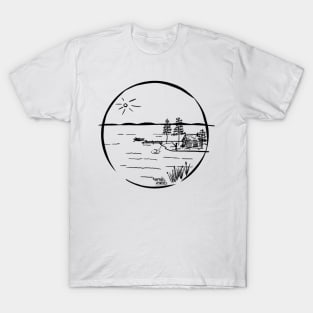 Swedish Islands pendrawing T-Shirt